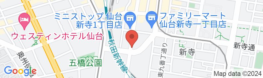 ANAホリデイ・イン仙台の地図