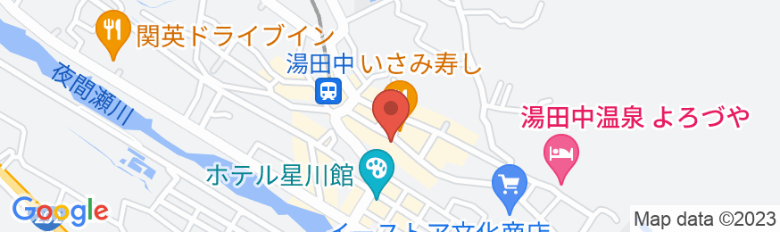 湯田中温泉 閑静な宿 下田屋の地図