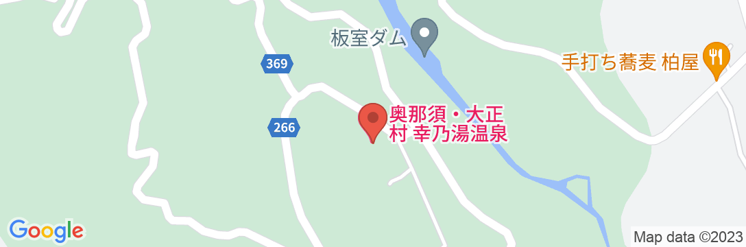 板室温泉 奥那須・大正村 幸乃湯温泉の地図