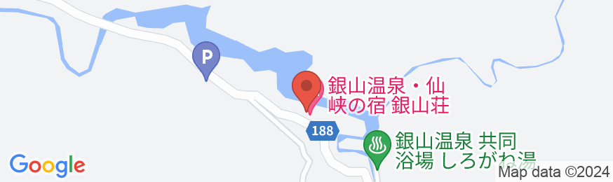 銀山温泉 仙峡の宿 銀山荘の地図