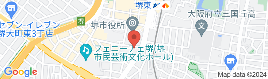 ダイワロイネットホテル堺東の地図