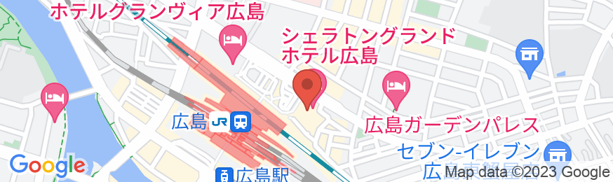 シェラトングランドホテル広島の地図