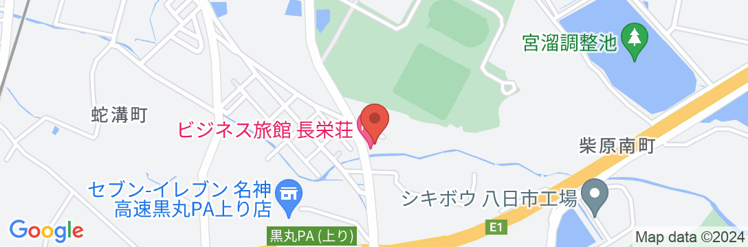 ビジネス旅館 長栄荘の地図