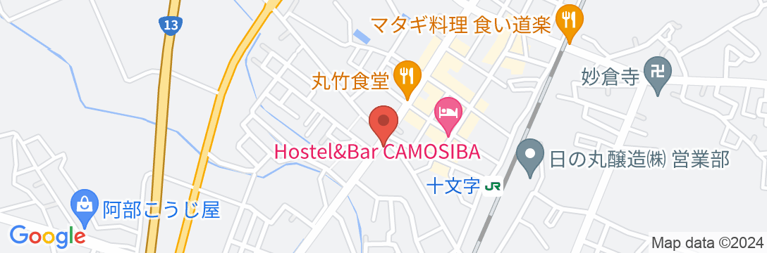 丹尾旅館の地図
