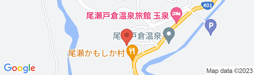 尾瀬戸倉温泉 ふじや旅館<群馬県>の地図
