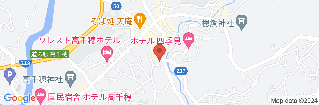 ビジネス旅館 ひじり酒店の地図