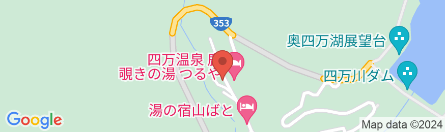 四万温泉 寿屋旅館<群馬県>の地図