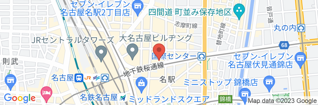 ホテルリソル名古屋の地図