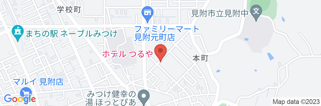 ホテル つるや<新潟県>の地図