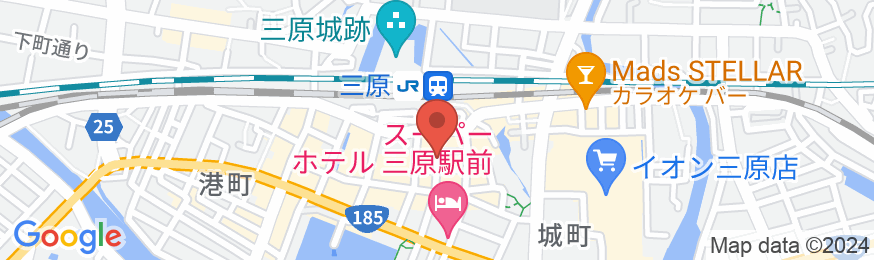 三原ステーションホテルの地図