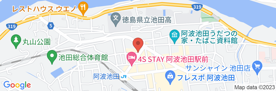ビジネスホテル ヤマシロの地図