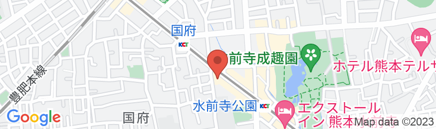 水前寺コンフォートホテルの地図