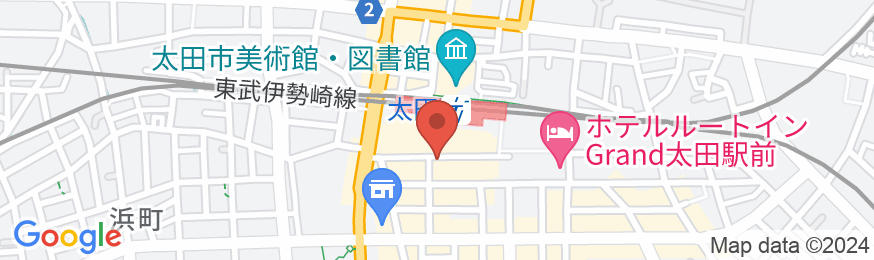 パールホテル太田の地図
