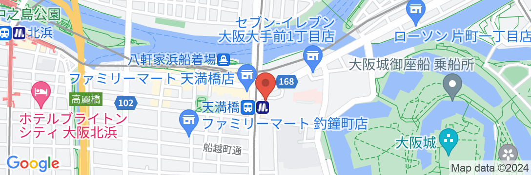 ホテル京阪 天満橋の地図