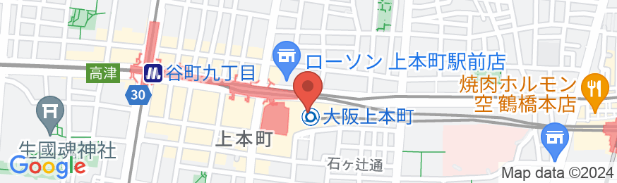 シェラトン都ホテル大阪の地図