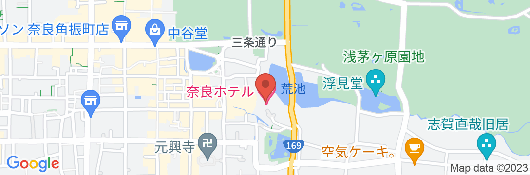 奈良ホテルの地図
