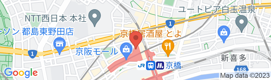 ホテル京阪 京橋グランデの地図