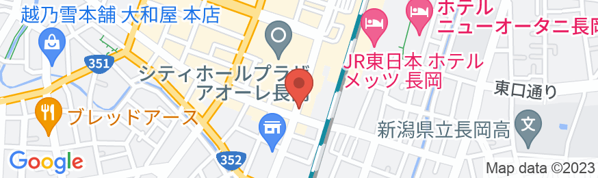 ビジネスホテルサンパレス<新潟県長岡市>の地図