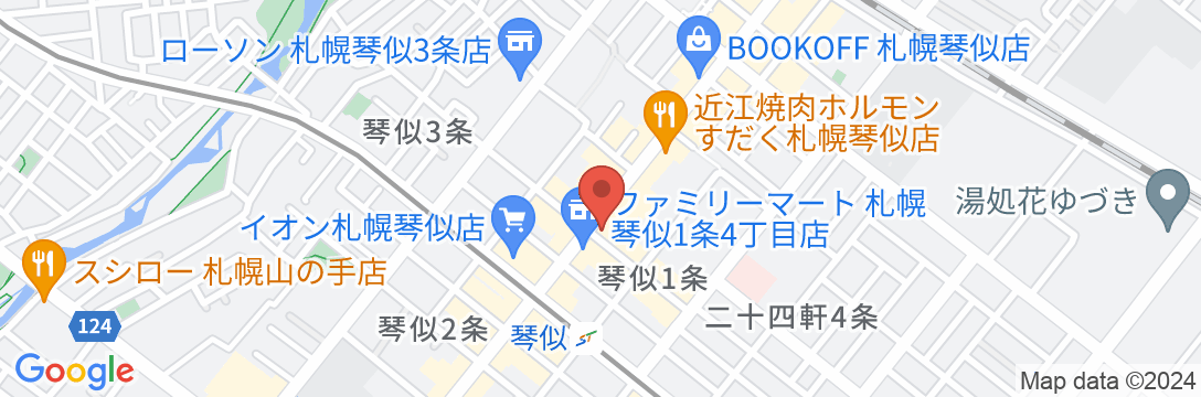 札幌ホテルヤマチの地図