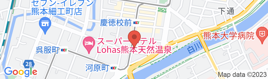 ホテル法華クラブ熊本の地図