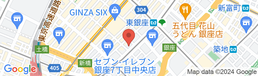 コートヤード・マリオット 銀座東武ホテルの地図