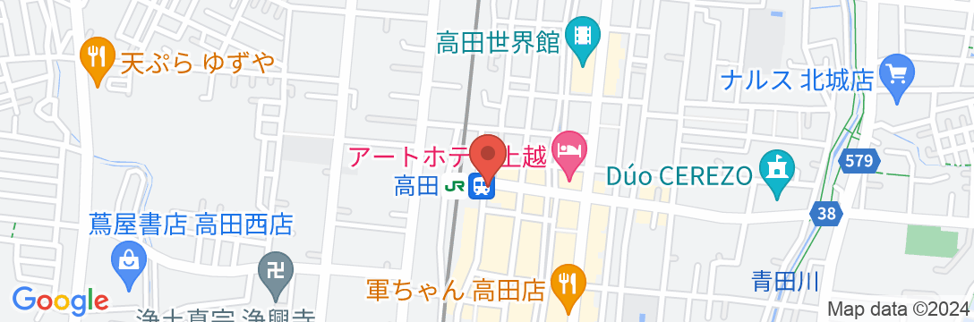 高田ターミナルホテルの地図