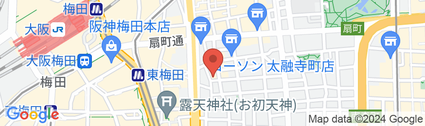 ホテル法華クラブ大阪の地図