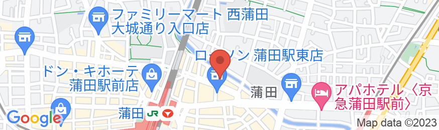 ビジネスホテル オーク・イン3 蒲田東口の地図