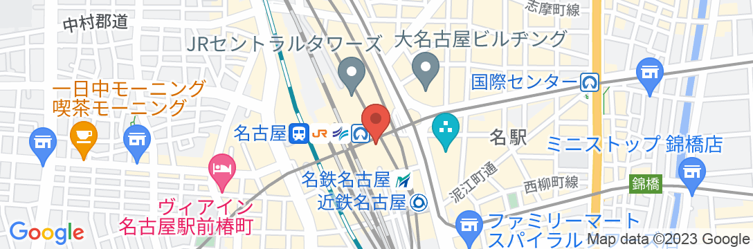 名古屋マリオットアソシアホテルの地図