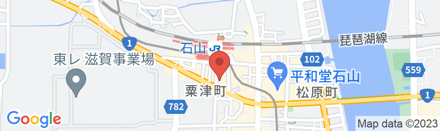 ラックホテル大津石山 (旧 レイアホテル大津石山)の地図