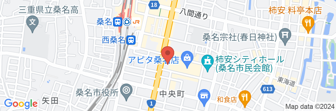 桑名シティホテルの地図
