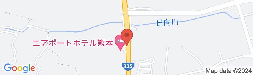 エアポートホテル熊本の地図