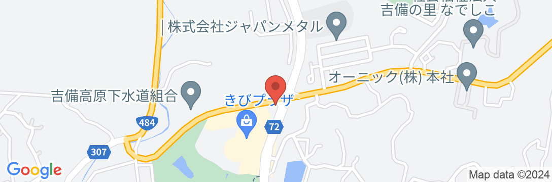 吉備高原リゾートホテルの地図