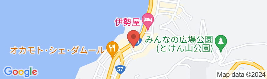 小浜温泉 旅館ゆのかの地図