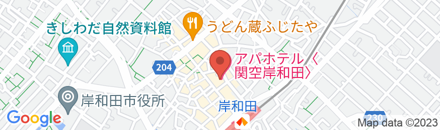 アパホテル〈関空岸和田〉の地図