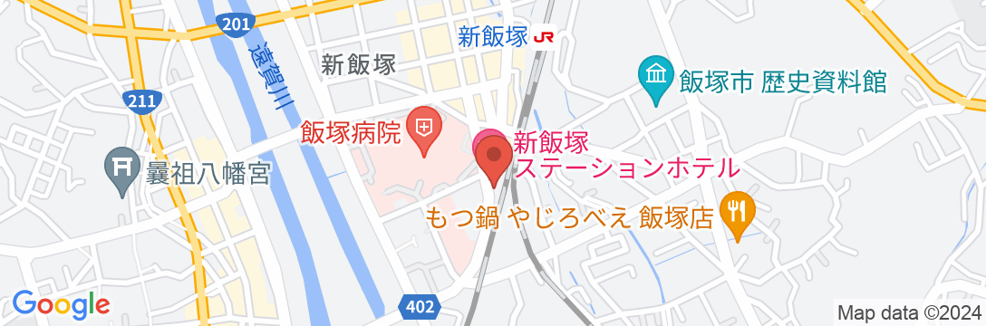 新飯塚ステーションホテルの地図