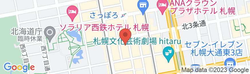 ホテル法華クラブ札幌の地図