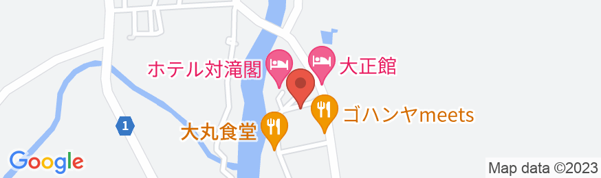 湯田温泉郷 旅館 一城の地図