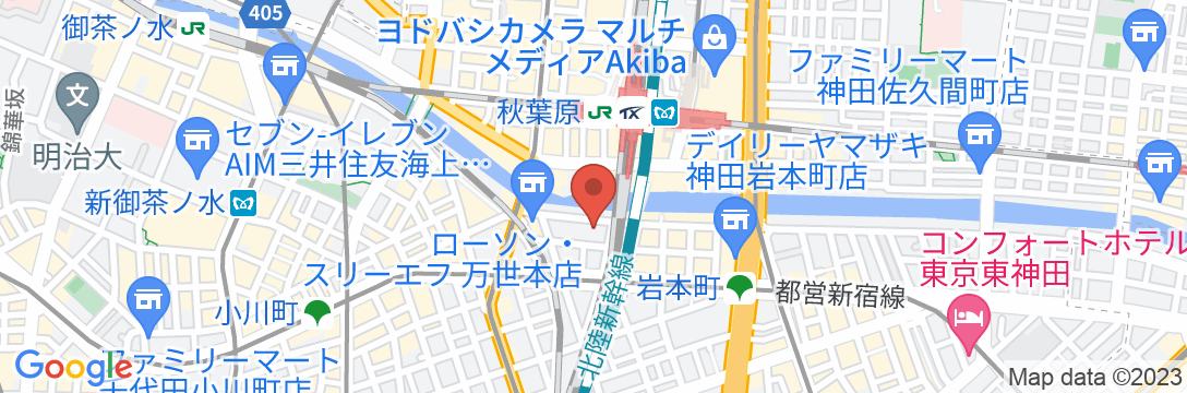 ヴィアイン秋葉原(JR西日本グループ)の地図