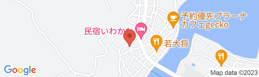 民宿 アース山口<屋久島>の地図