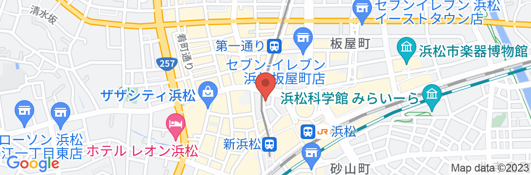 ダイワロイネットホテル浜松の地図