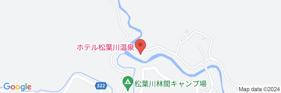 ホテル 松葉川温泉の地図