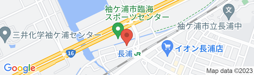 ビジネスホテル タカザワ 長浦駅前店の地図