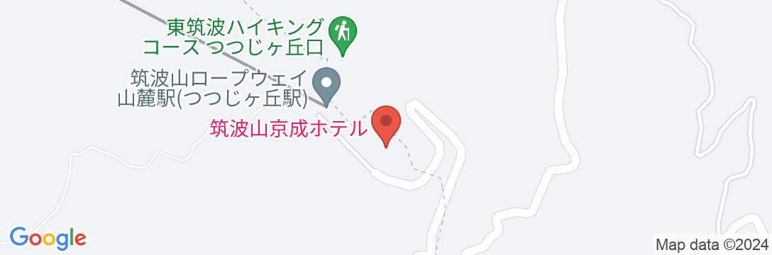 筑波山京成ホテルの地図