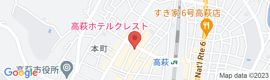 高萩ホテルクレストの地図