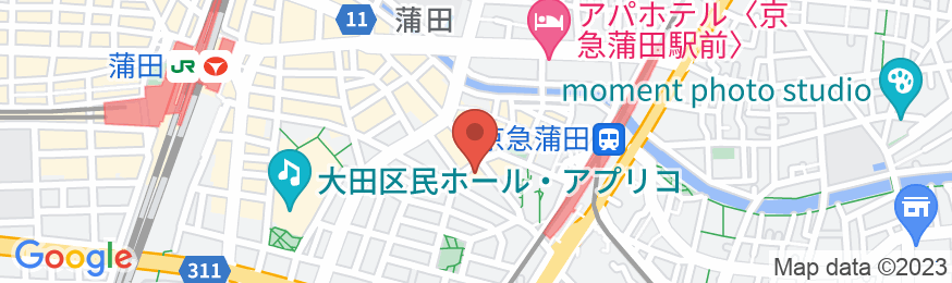 東急ステイ蒲田の地図