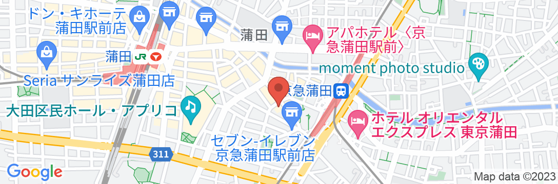 東急ステイ蒲田の地図