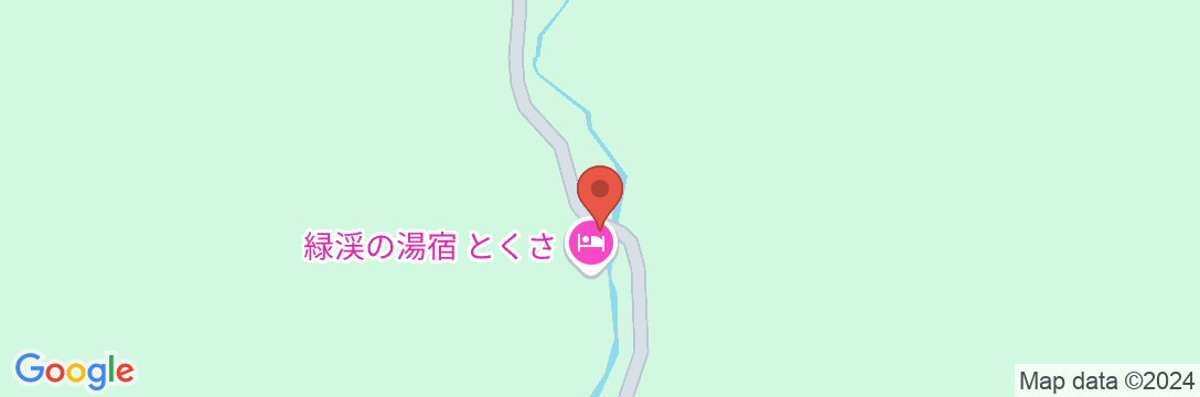 緑渓の湯宿 とくさの地図