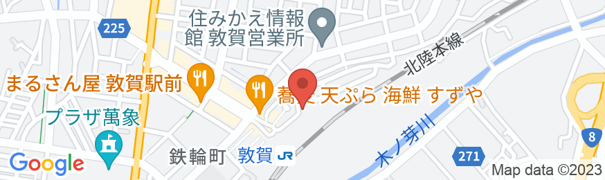 敦賀マンテンホテル駅前(マンテンホテルチェーン)の地図