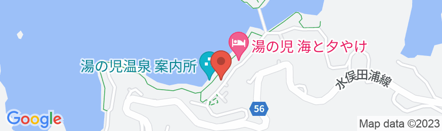 湯の児温泉 平野屋<熊本県>の地図